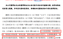 两子公司犯单位行贿罪各罚100万 鹏博士收警示函高度重视