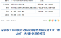 绿色数据中心可获千万扶持，百万奖励 深圳发布“碳达峰”新规程